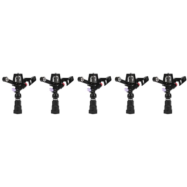 5 stk 3/4in DN20 kvinnelig gjenges roterende sprinkler vippemunnstykke for hageplen