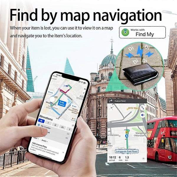 Wallet Tracker Kort Wallet Finder til IOS Find My Bluetooth Locator