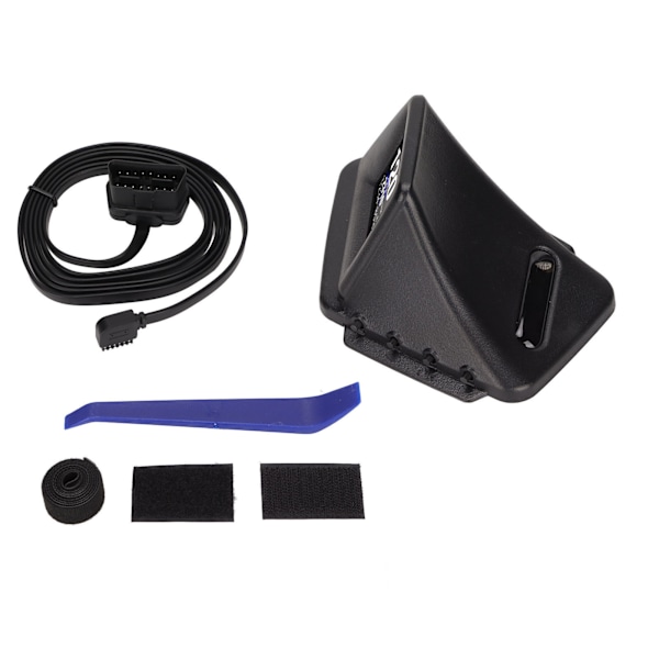 Svart bil HUD-display Multifunktion Dubbelt läge OBD GPS HUD-mätare 4 larm för fordon