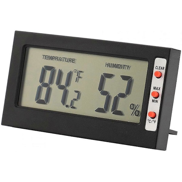 Digital Hygrometer Inomhus Termometer Luftfuktighetsmätare 2-i-1 Monitor