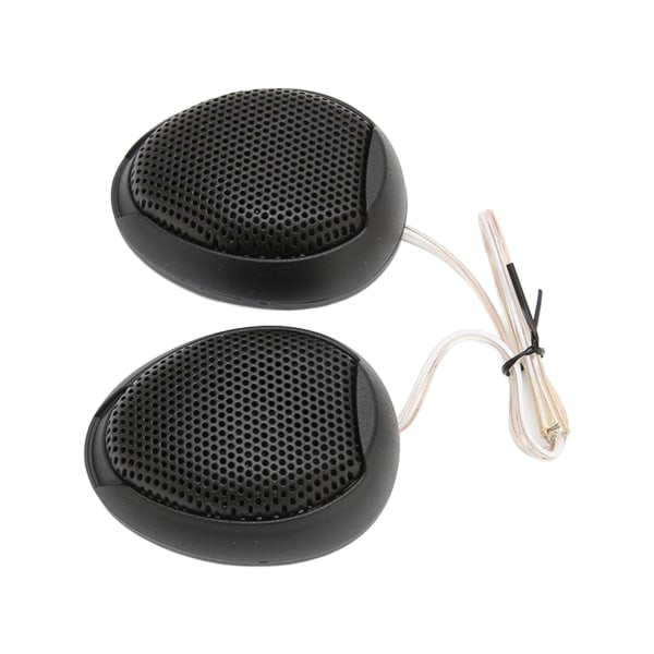 2 stk Bil diskanthøjttalere 98dB 1000W Dome Interiør Stereo Audio Højttaler til Sound System Sort