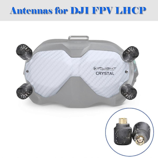 Farverige og moderne LHCP RP-SMA Connector Antenner til DJI FPV Goggles Zekai
