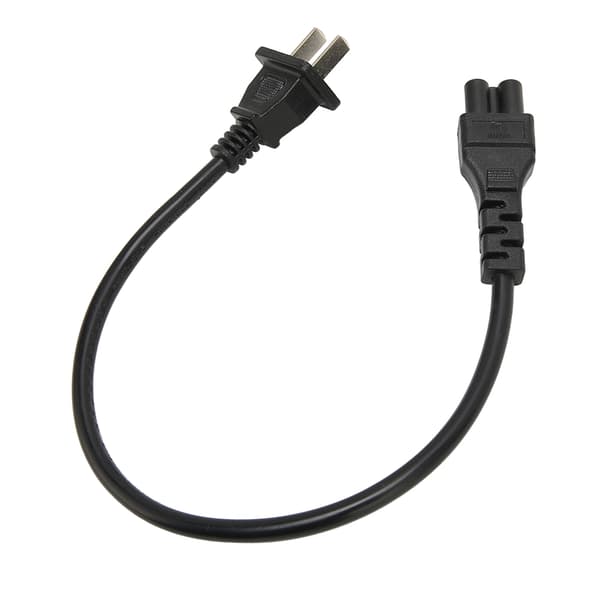 NEMA 1‑15P til IEC320 C5 strømkabel 0,3 m IEC320 C5 strømkabel til bærbare computere US-stik 100‑240V