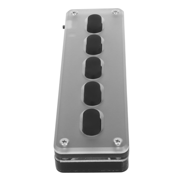 5 taster programmerbart tastatur USB kablet trådløst Bluetooth Dual Mode Mini Silikon Mute Gaming Keyboard for Office Music Svart