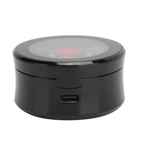 SMS-T10 TWS Trådlösa Bluetooth-hörlurar Uppladdningsbart headset med digital display (röd)