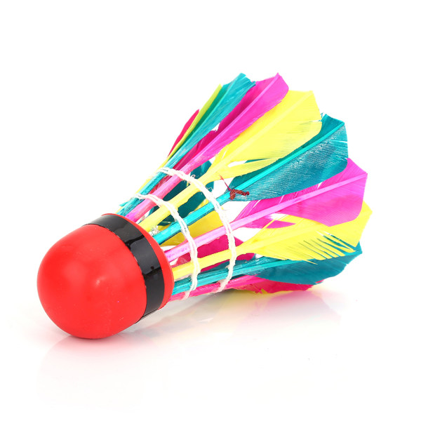 11 stk/parti Slitesterk fargerike badmintonballer fjerballer Sportstreningstilbehør