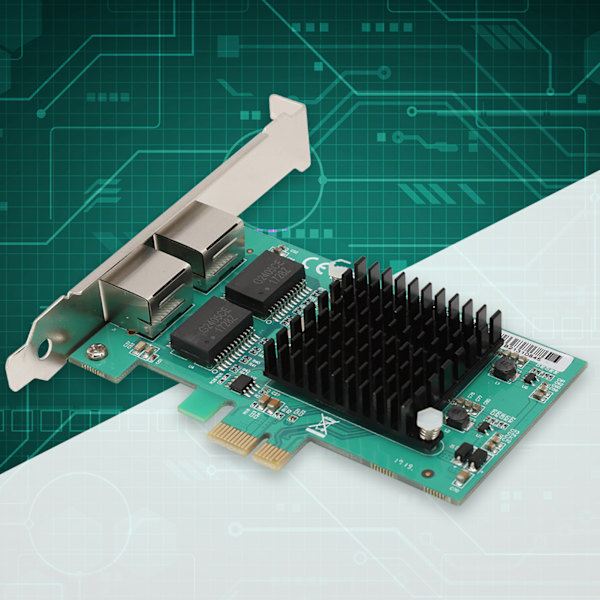 PCI-E 1X Gigabit Ethernet Server Computer Netværkskort Til Intel 82575-S