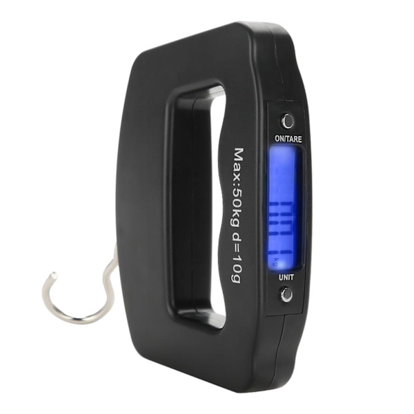 50kg/10g Bärbar Digital Precise Mini Fish Hook Våg Elektronisk bagagehängande vikt