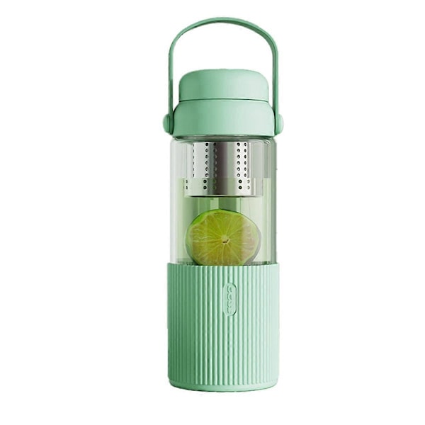 520ML Transparent Kaffemugg i Glas med Lock B