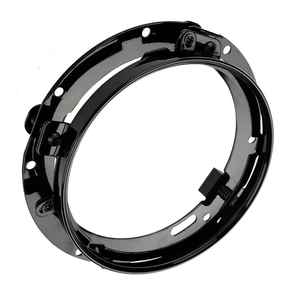 7 tommer bilforlygte rund ring monteringsbeslag til Jeep Wrangler (sort)