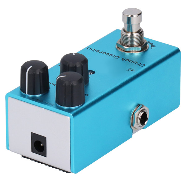 Elektrisk gitareffektpedal Crunch Distortion Mini True Bypass Aluminiumslegering DC 9V JDF-3