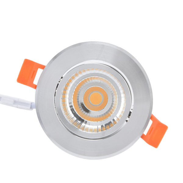 Downlight retningsbestemt vinkelmodulation Flushbonading varmt lys 3000K LED Downlight 100‑264V