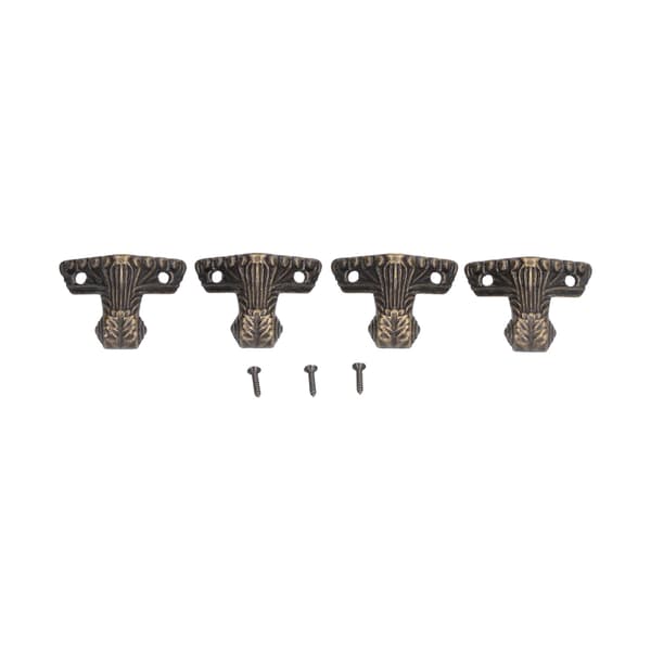 12 stk. smykkeskrinben Antikk elegant utseende Premium legering Solid Slitesterk Rustfri trekasseben