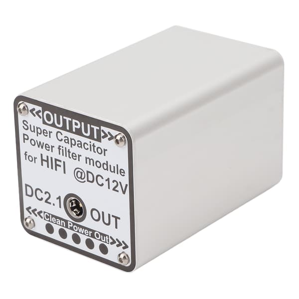 Suodatinmoduuli DC12V Common Mode Rejection DC 2.1 Tulo-lähtöjännitteen ilmaisin Suodatusvirtamoduuli Raspberry Pi:lle
