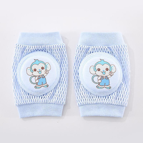 Unisex Baby Elastiska Knäskydd - Tjocka Krypkuddar för Småbarn