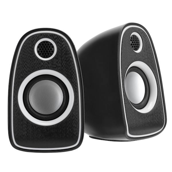 Q5 Bärbar Mini Hi-Fi Digital Högtalare ABS Skrivbord USB 3,5 mm Stereoingång Röstlåda