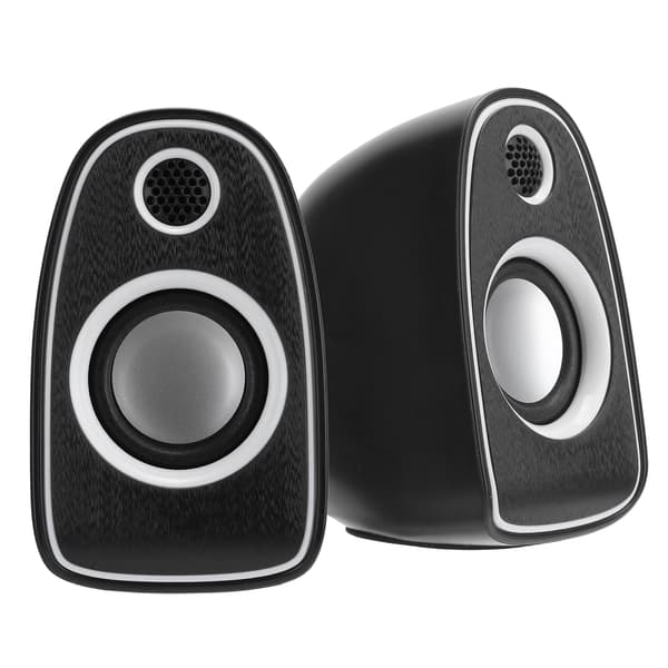 Q5 Bærbar Mini Hi-Fi Digital Højttaler ABS Desktop USB 3.5mm Stereo Input Stemmeboks
