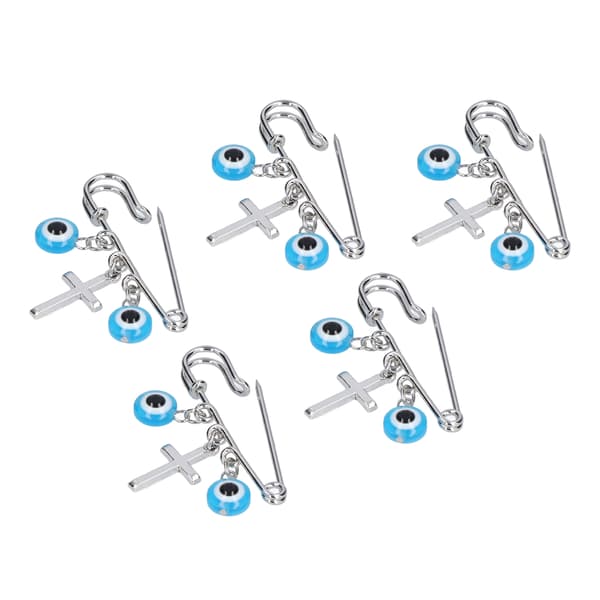 5 stk Rhinestone Brosjenåler Multifunksjonell Utsøkt Håndverk Motedesign Blå Brosjer Smykker for Fester Daglig