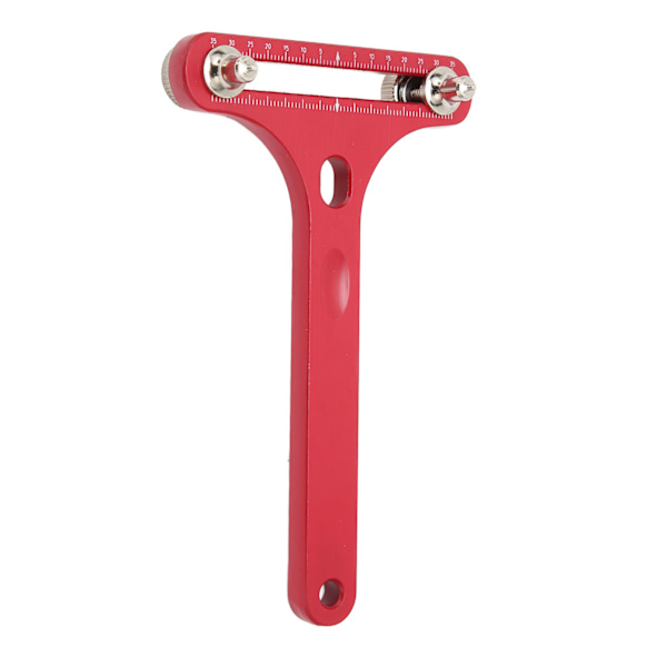 T-formet Watch Back Case Åpner Legert stål Clear Scale Watch Bottom Cover Remover for Watch Repair Rød