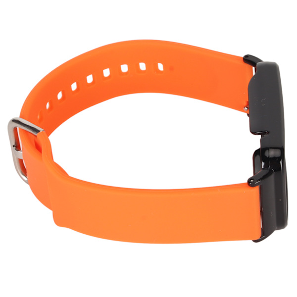 Silikoni watch ranneke suojaavalla puskurin case, vaihtotarvike, joka sopii Mi Band 7 Pro oranssiin ja mustaan ​​case