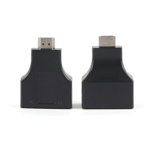 HDMI Till Dubbel Port RJ45 Nätverkskabel Förlängare Med Cat 5e & 6 1080P 3D HDTV Dator-B15