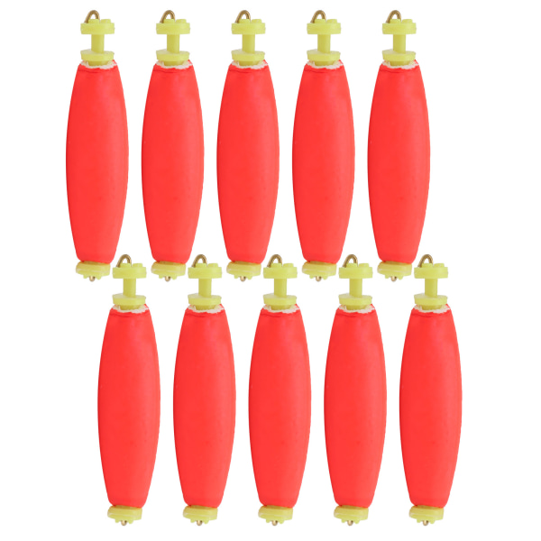 10 st EVA Fiskeskum Fjäderflytande Bobber MultiPurpose Fiskfoderbeten Oval typ