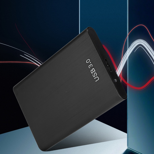 2,5-tums SATA USB 3.0 bärbar 7-9,5 mm hårddisk SSD-hölje extern bärbar diskenhet (svart)