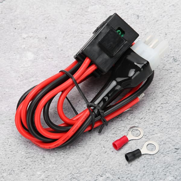 1m/3,3ft Bilradio Strømkabel Kortbølger Passer til Yaesu FT-857D FT-897D