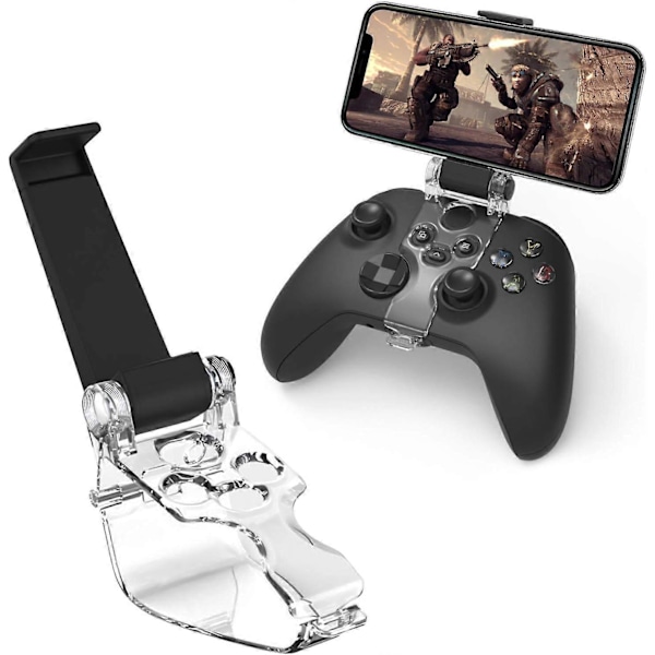 Telefonhållare för Xbox Series S/X-handkontroll, hopfällbar infällbar spelhandkontrollhållare Clip Smart Controller Clip Holder Telefonfäste Clip för Xbox S