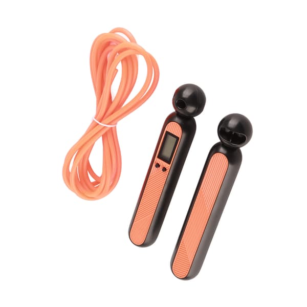 Digital Hopprep med Räknare för Fitness Kroppsskulptering Orange Lång Rep