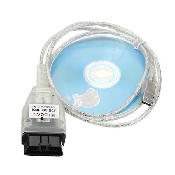 FT232RQ Chip Diagnostikkabel för Bil K+DCAN USB OBD2-gränssnitt för E60 E83