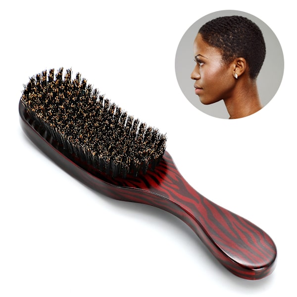 Wave Brush - 100% vildsvinsborst, brunt