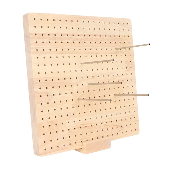Hækling Blocking Board Håndlavet Træ Strikke Blocking Måtter med 20 Rustfri Stålstifter 5 Store Øje Syning Nåle