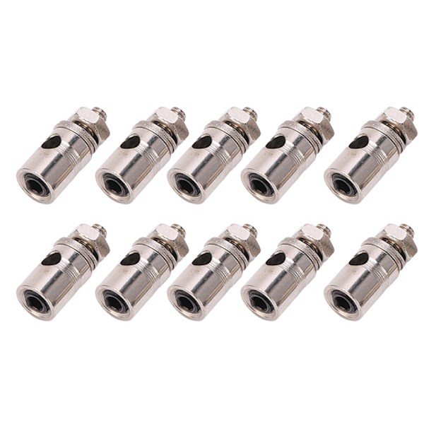 10 st 2,1 mm RC-plan Pushrod Connector Länkage Metall snabbjusteringsstopp för KT fastvingade flygplan