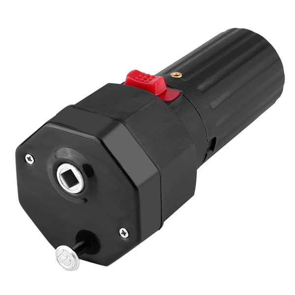 Elektrisk Grill BBQ Barbecue Stegemotor 1.5V Batteridrevet Sort Farve