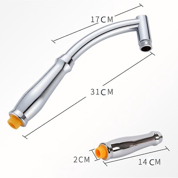 Dusjarmforlenger 31CM, Forlengelsesarm for vanntett dusjhodeslange, 1 stk