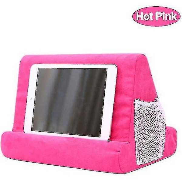 Multi-Angle Tablet Pillow Stand for iPad and Mobile Phone Pink