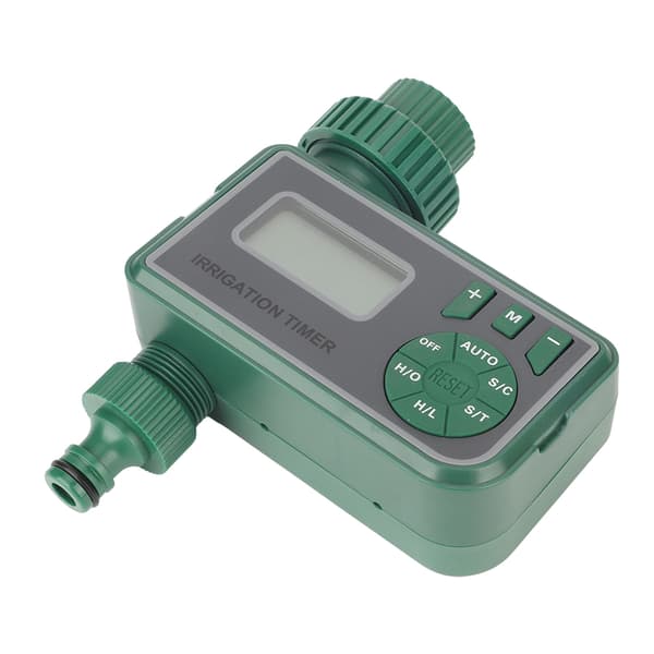 Sprinkler Timer Grön Läckagesäker G3/4 Yttre Gänga Vattenutlopp Vattningskontroll för Trädgård