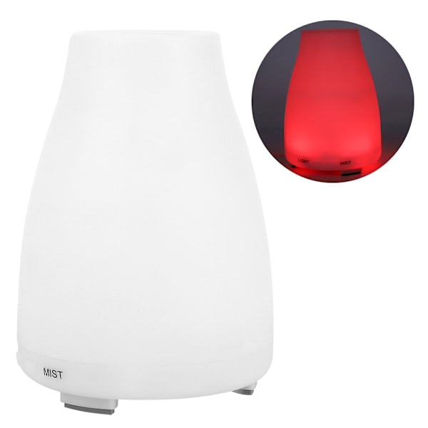 Aroma Diffuser Luftfugter til Skrivebord med LED Natlys til Hjemmekontor 200ml 100‑240VEU Stik