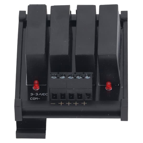 4P DC till DC Relämodul DIN-skena Solid State Relä Gemensam Negativ Terminal 3-32V Ingång 5-8A 5-60V Last