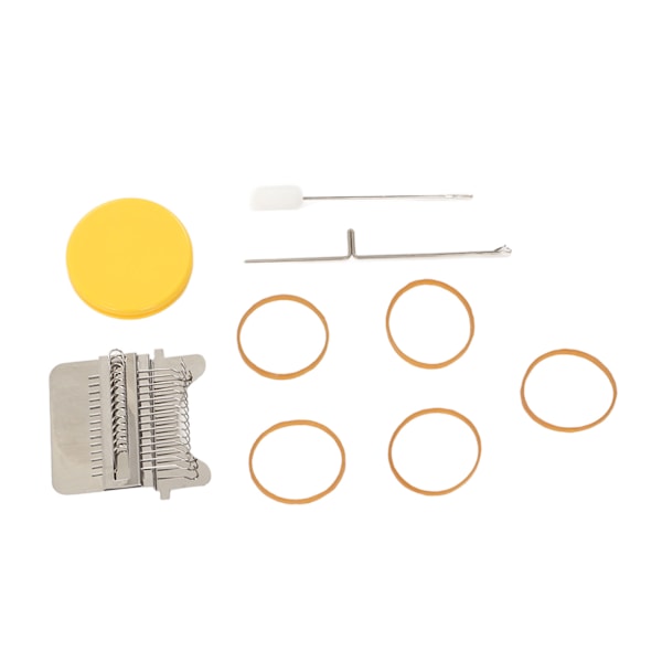 Trädarning Mini Loom Maskin DIY Sömnad Snabbt Darning Loom med Gummiband Virkning Darning Maskin för Kläder 14 Stift