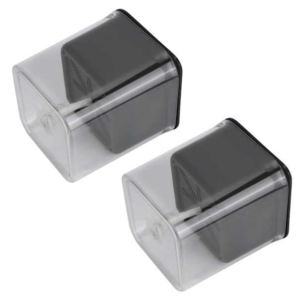 2 stk Blomsterpotte Transparent Plantepotte Selvannende Automatisk Vannabsorpsjon Planter