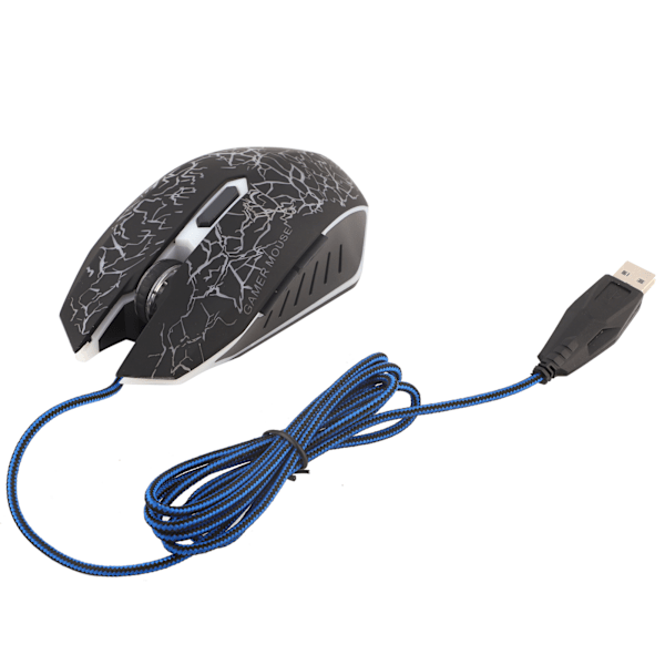 Hiiri Gamier Wired 6 painiketta ergonominen LED USB Gamer Hiiret tietokoneelle kannettava tietokone pöytätietokoneelle