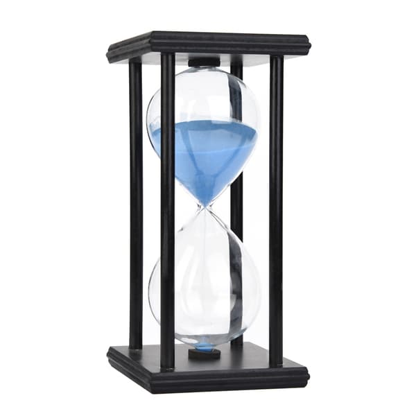 Timeglas 30 minutter Træ Sand Glas Timer Ur Mode Gaver Hjemmekontor Skrivebordsindretning