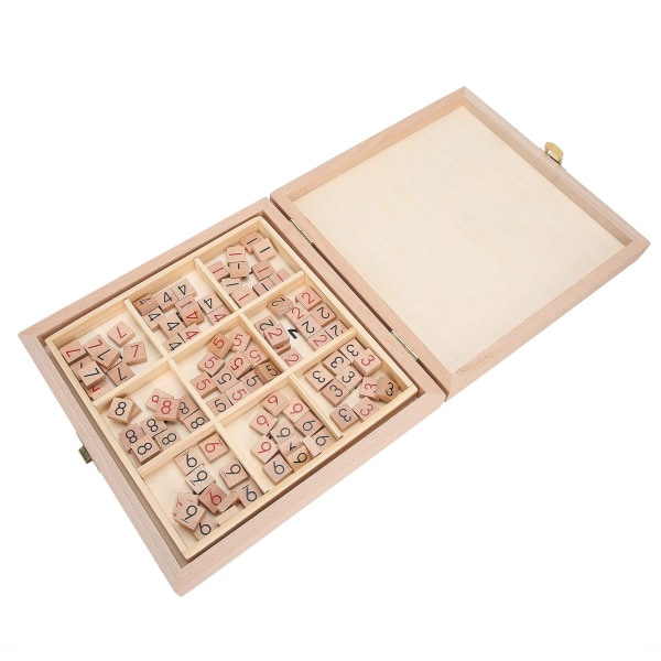 Tränummerpussel Brädspel Intelligence Educational Desktop Toy för äldre barn