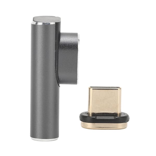 Type C han til Type C hun magnetisk adapter 24 ben 40 Gbps understøtter 4K 8K 60HZ Space Gray 3 i 1 magnetisk adapter til kontoret