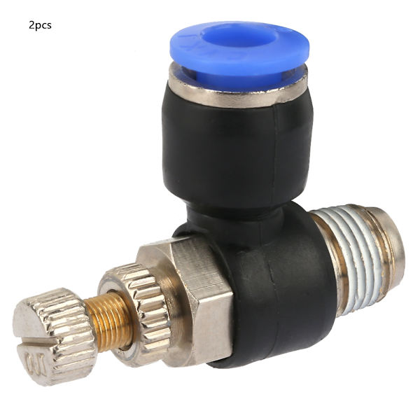 2st rör luftflödeshastighetsregulator rör pneumatisk passning regulatorventil SL6-01