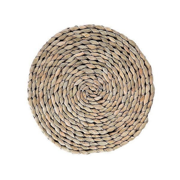 6 kpl PYÖREÄ vesihyasintti PÖYTÄTABLETIT 30 cm (12 tuumaa) Laadukkaat kudotut rottinkiset pöytätabletit