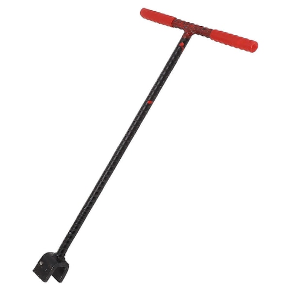 41x20cm Vandmåler Nøgle Stål T Håndtag Kantstensnøgle Med 4 Vejs Multifunktionel Værktøjsnøgle
