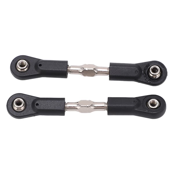 2 stk. RC Servo Link Styrestang 8020 Sort Styretøj til ZD Racing 1/7 DBX07 EX 07